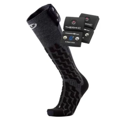 Therm-ic Bundle - heated ski socks Heat Fusion Uni + S-Pack 1400B Cheap
