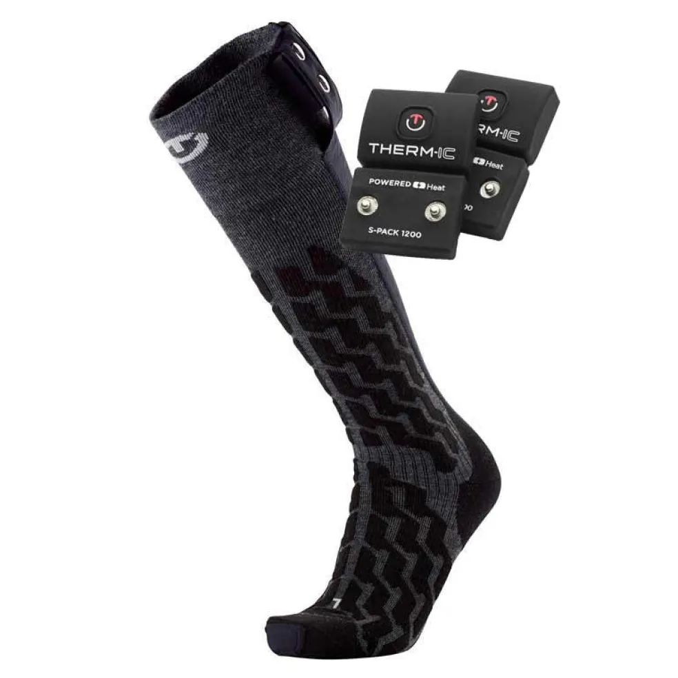 Therm-ic Bundle - Heated ski socks Heat Fusion Uni ND + S-Pack 1200 Fashion