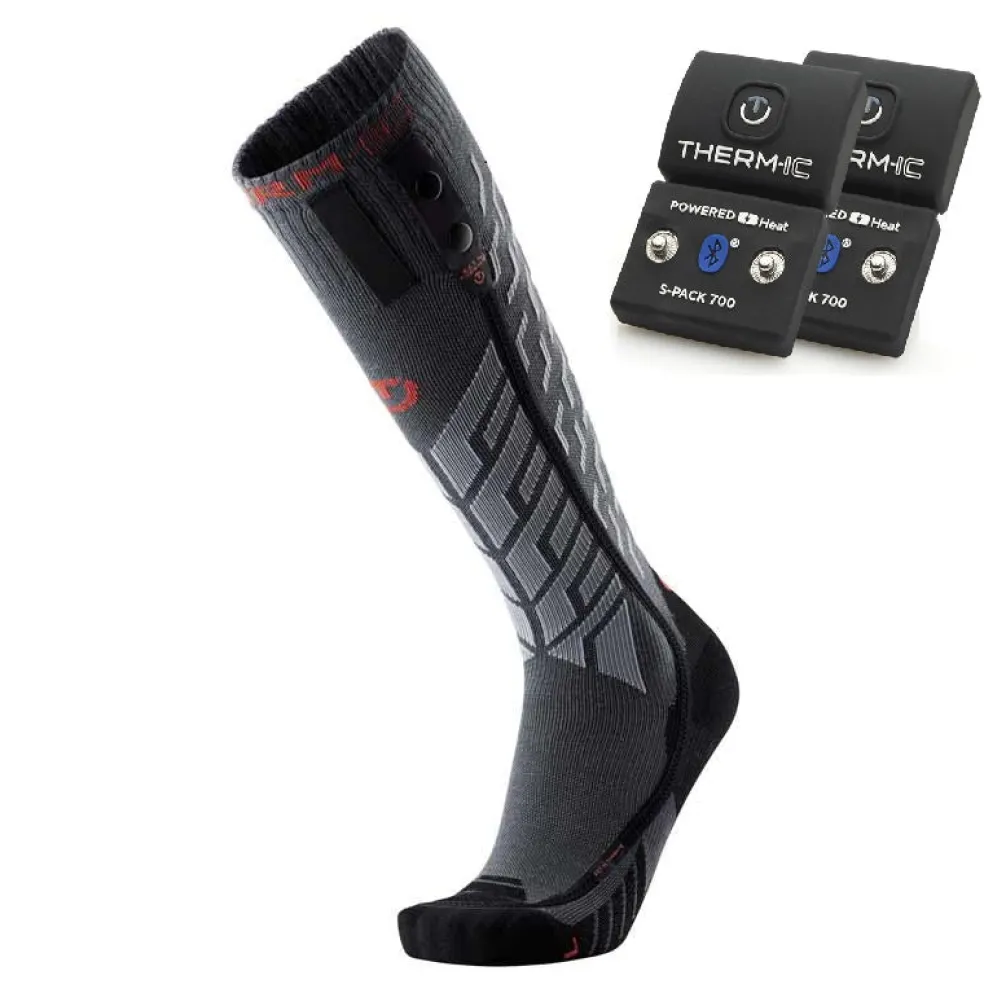 Therm-ic Bundle - heated ski socks - Ultra Warm Performance S.E.T® + S-Pack 700 Sale