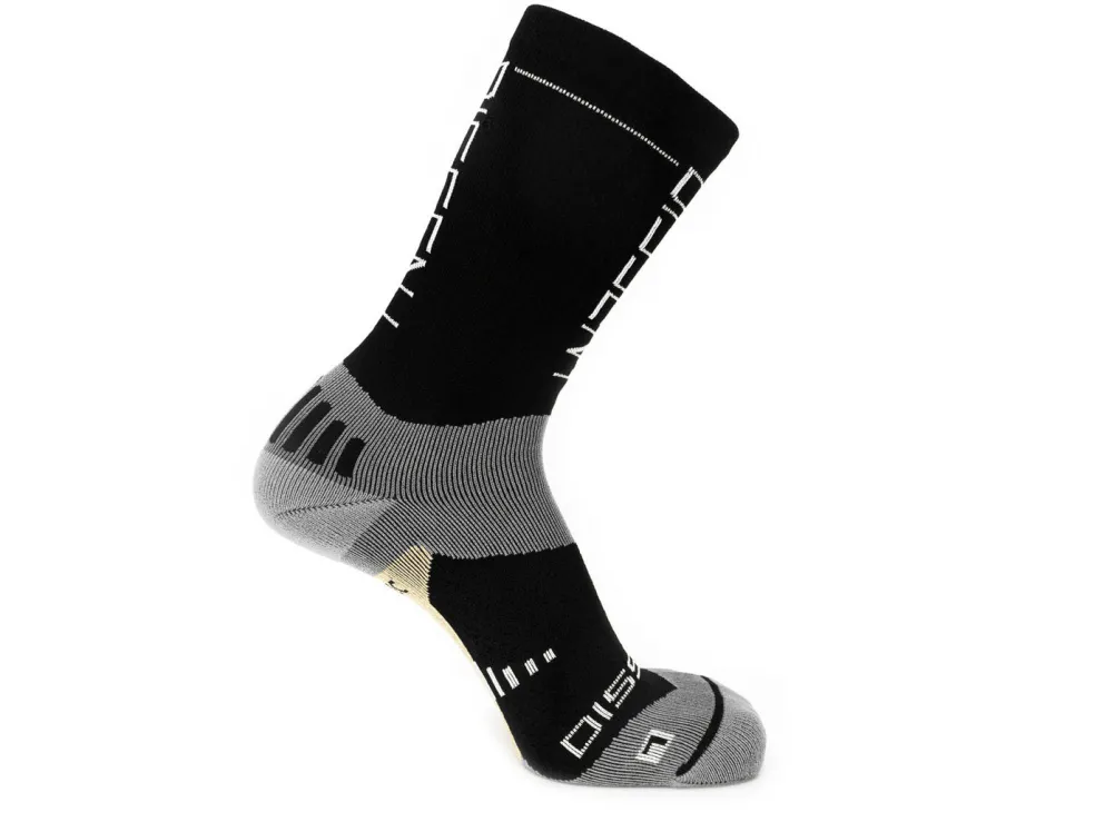 Therm-ic Dissent Supercrew Comp Nano + Cu 8" - Ultimate Breathability Bike sock Outlet