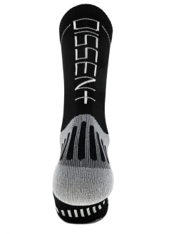 Therm-ic Dissent Supercrew Comp Nano 8" - Ultimate Breathability Bike sock MTB Clearance