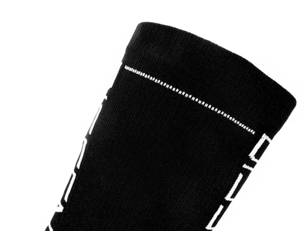 Therm-ic Dissent Supercrew Comp Nano + Cu 8" - Ultimate Breathability Bike sock Outlet
