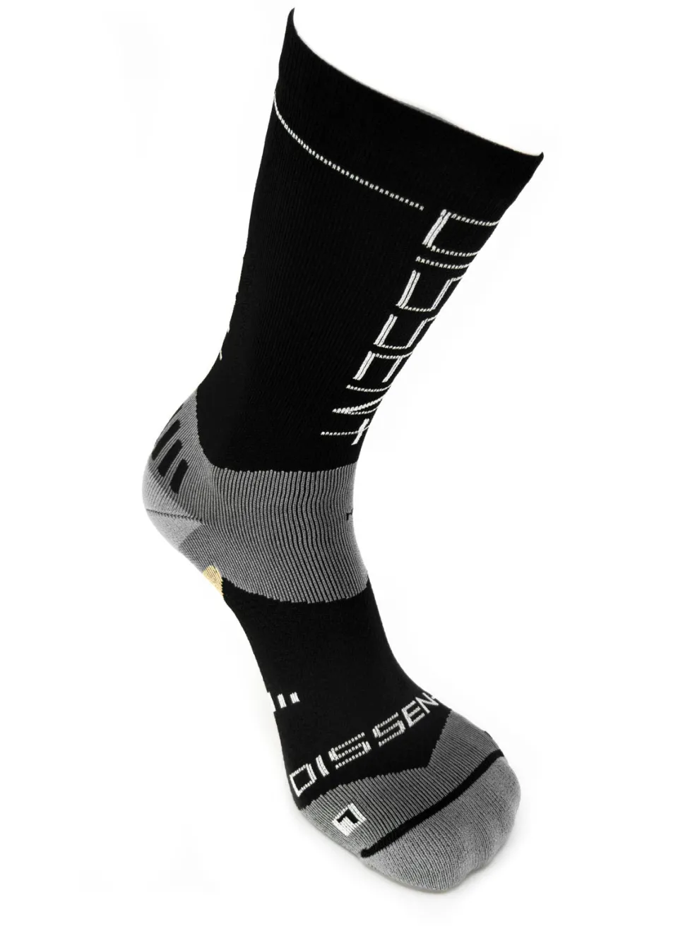 Therm-ic Dissent Supercrew Comp Nano + Cu 8" - Ultimate Breathability Bike sock Outlet