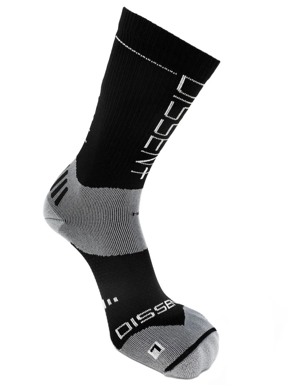 Therm-ic Dissent Supercrew Comp Nano 8" - Ultimate Breathability Bike sock MTB Clearance
