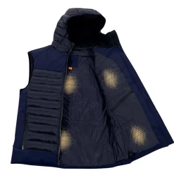 Therm-ic Heated jacket - Powervest Urban men navy blue Black Outlet