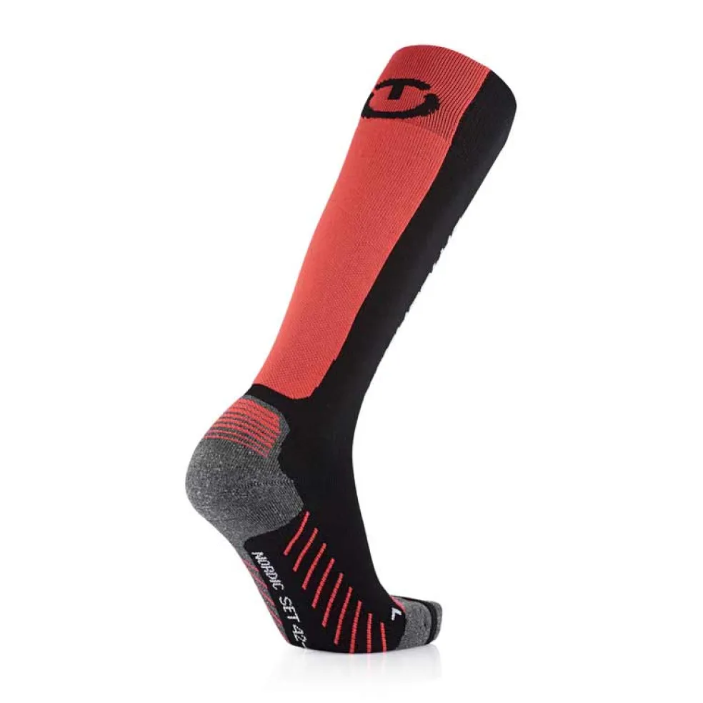 Therm-ic Heated nordic ski socks - Ultra Warm Nordic S.E.T® BLK/COR Best Sale
