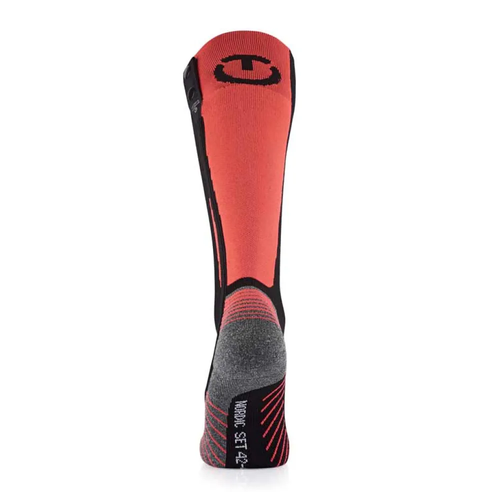 Therm-ic Heated nordic ski socks - Ultra Warm Nordic S.E.T® BLK/COR Best Sale
