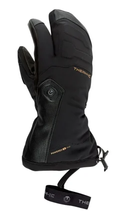Therm-ic Heated ski gloves - Lobster 3+1 Black New