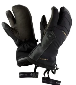 Therm-ic Heated ski gloves - Lobster 3+1 Black New