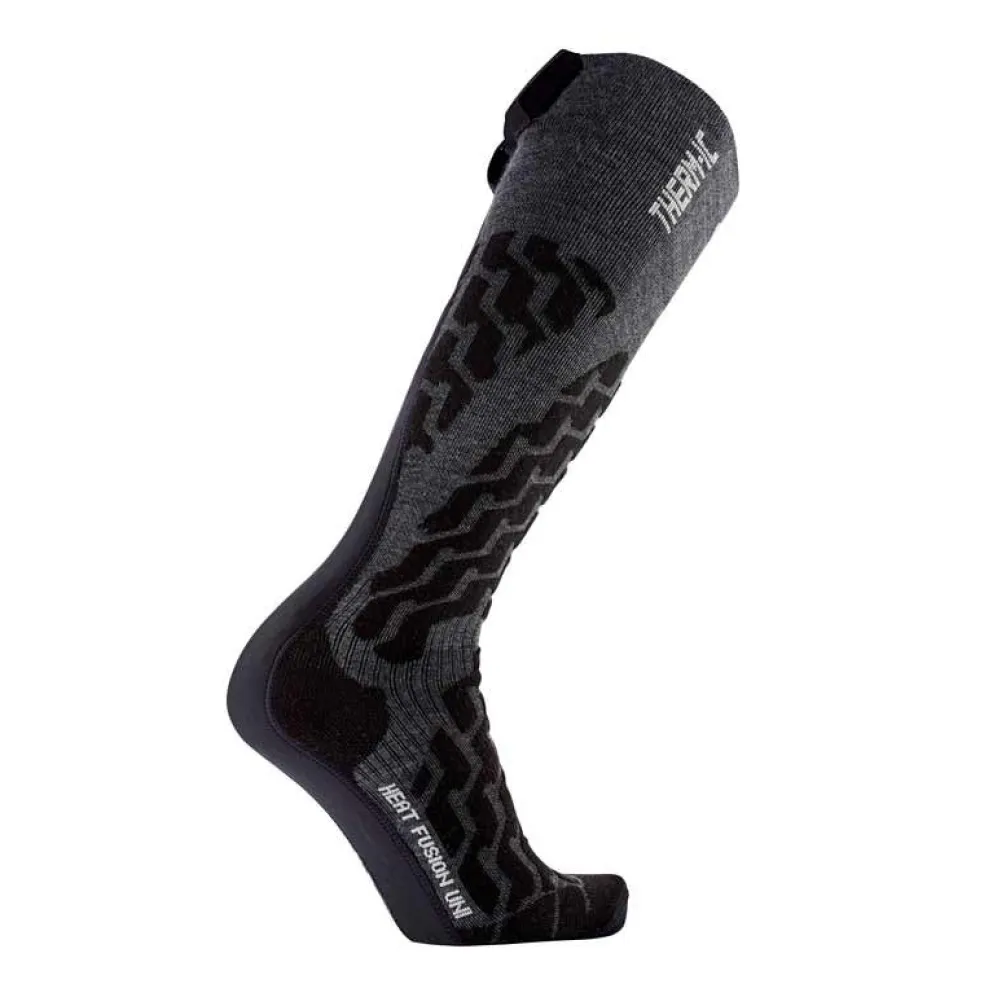 Therm-ic Heated ski socks - Powersocks Heat Fusion Uni - unisex Black Cheap