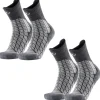 Therm-ic Set of 2 pairs - Trekking socks - Trekking Warm Crew unisex grey/light Fashion