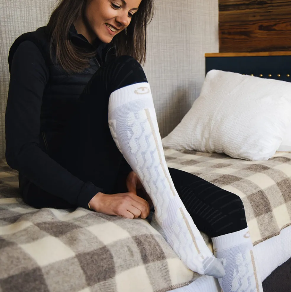 Therm-ic Ski socks - Ski Extra Warm White Discount